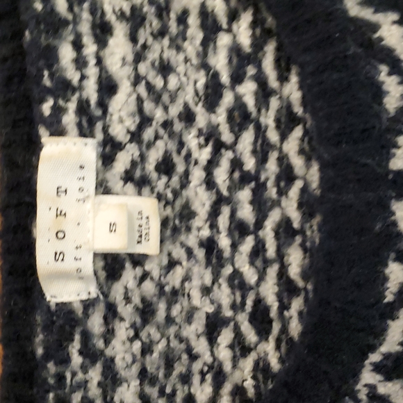 Women's Soft Joie Murette Fair Isle Diamond-pattern Sweater - size S - Picture 2 of 5